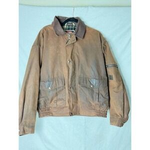 The Australian Outback Collection Waxed Cotton Jacket Brown Mens Large Canada